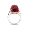 Rubellite & Diamond Ring