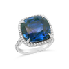 Sapphire & Diamond Ring