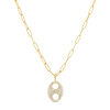 Pave Diamond Loop Pendant