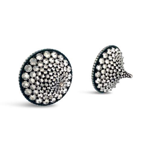 Diamond "Kiss" Estate Earrings