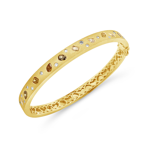 Fancy Color Diamond Bangle