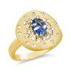 Sapphire & Diamond Confetti Ring