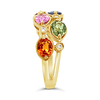 Multi-color Sapphire & Diamond Ring