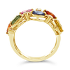 Multi-color Sapphire & Diamond Ring