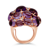 Amethyst & Diamond Cocktail Ring