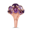 Amethyst & Diamond Cocktail Ring