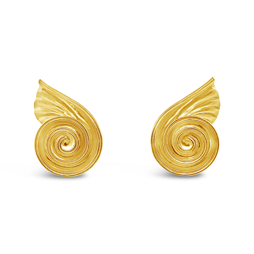 Lalounis Swirl Estate Earrings