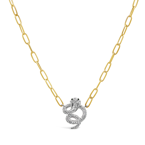 Diamond Cobra Pendant