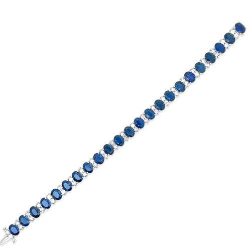 Sapphire & Diamond Bracelet