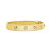 Yellow Gold & Diamond Bangle Bracelet