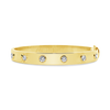 Yellow Gold & Diamond Bangle Bracelet