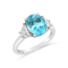Paraiba Tourmaline & Diamond RIng