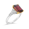 Spinel & Diamond Ring