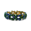 Blue & Green Enamel Estate Bracelet