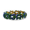 Blue & Green Enamel Estate Bracelet