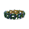 Blue & Green Enamel Estate Bracelet