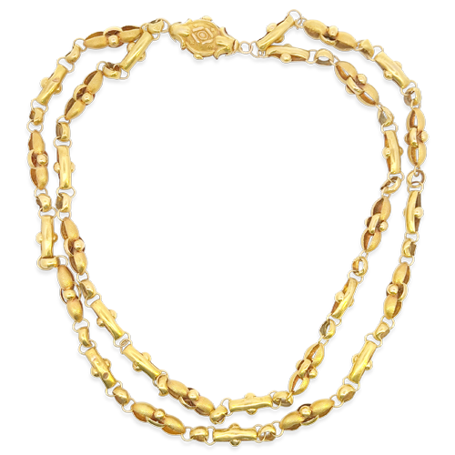 Gold Antique Estate Chain Necklace
