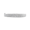 Three Row Diamond Bangle Bracelet