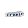 Sapphire & Diamond Bangle Bracelet