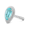 Paraiba & Diamond Tiffany Ring