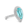 Paraiba & Diamond Tiffany Ring