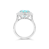 Paraiba & Diamond Tiffany Ring