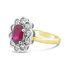 Oval Ruby & Diamond Ring