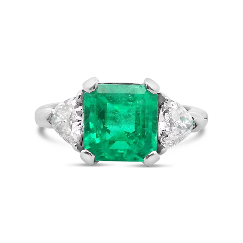 Emerald & Diamond Ring