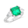 Emerald & Diamond Ring