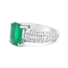 Columbian Emerald & Diamond Estate Ring