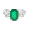 Columbian Emerald & Diamond Estate Ring