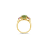 Peridot & Pink Sapphire Ring