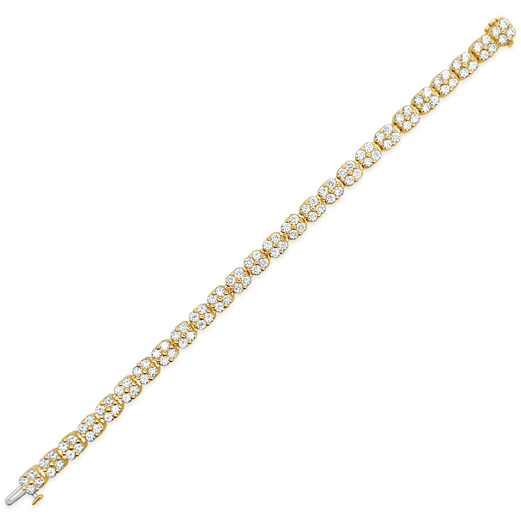 Diamond Cluster Bracelet