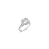 Radiant Diamond Ring with Halo