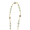 Emerald, Aquamarine, Tahitian Pearl & Diamond Estate Necklace