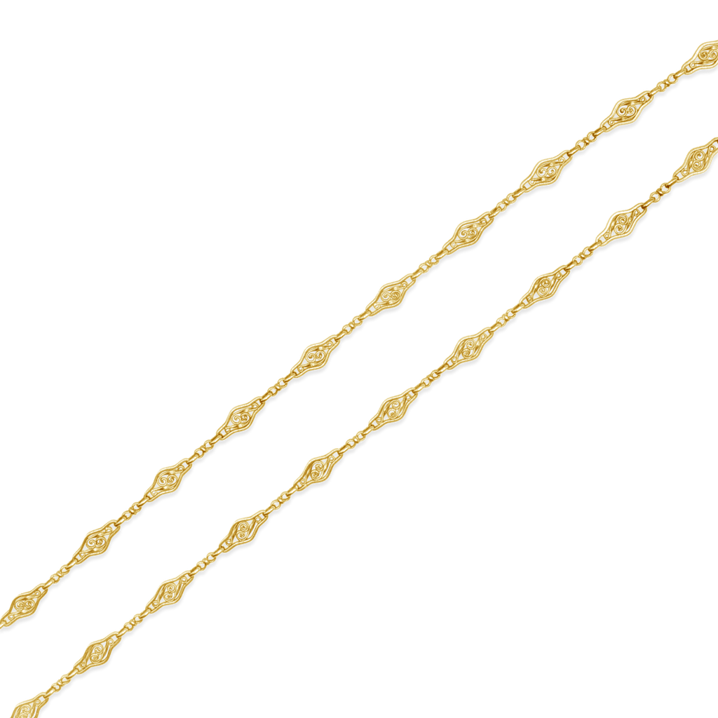 Yellow Gold Estate Chain Necklace