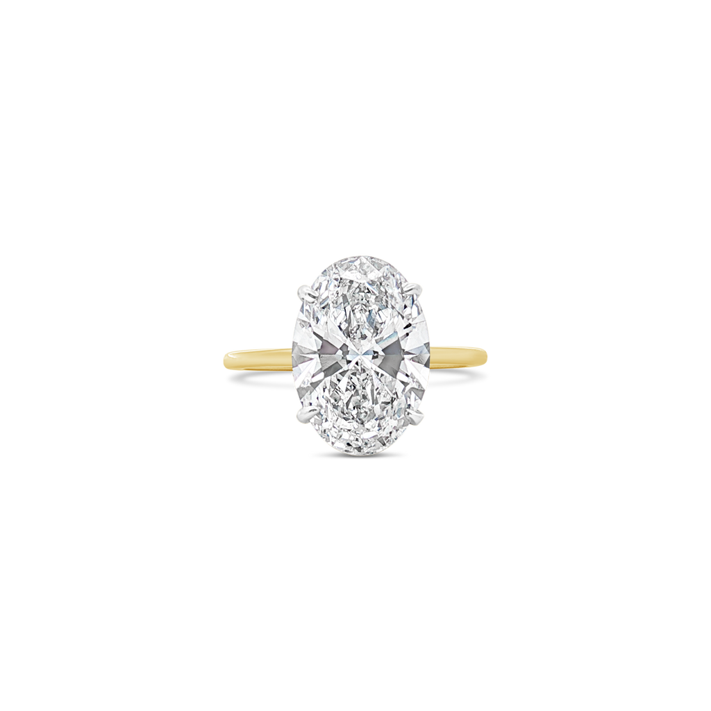 Oval Diamond Engagement Ring