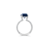 Oval Sapphire & Diamond Ring