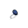 Oval Sapphire & Diamond Ring