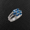 Sapphire & Diamond Ring