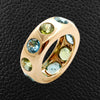 Peridot & Blue Topaz Ring