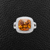 Citrine & Diamond Ring