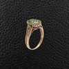 Peridot & Diamond Ring