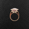 Rose Amethyst & Diamond Ring