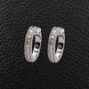 Diamond Hoop Earrings