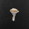 Yellow & White Diamond Ring