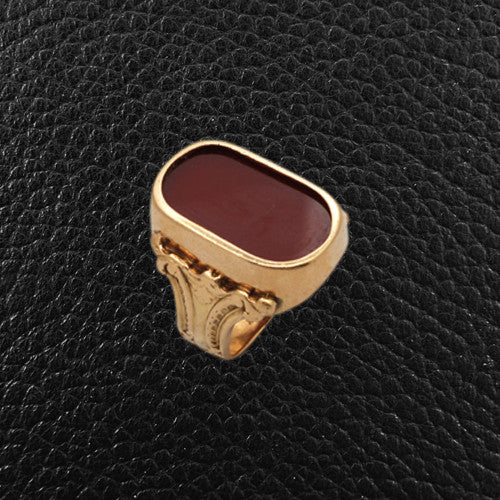 Carnelian Estate Ring