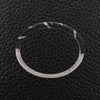 Black & White Diamond Bangle Bracelet