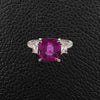 Pink Sapphire & Diamond Ring