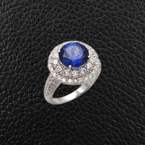 Tanzanite & Diamond Ring
